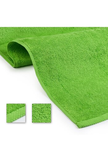 H Hotel Supplier Set 2 Towels - Hotel Supplier, 50x90 cm, 70x140 cm, Cotton 100%, 500 GSM, Green