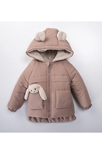 My Hanne Girl's Coat with Rabbit Ears 50327