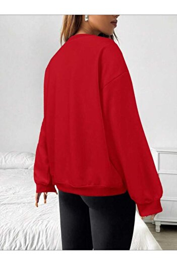 FAVORİST Ladybug Printed Cotton Sweatshirt