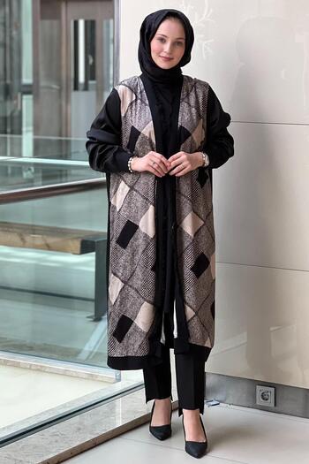 FUAT GÜRSEN Fuat Gürşen Plaid Patterned Inside-Out Double Suit