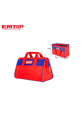 EMTOP Canvas Tool Bag - 13", 12kg Capacity