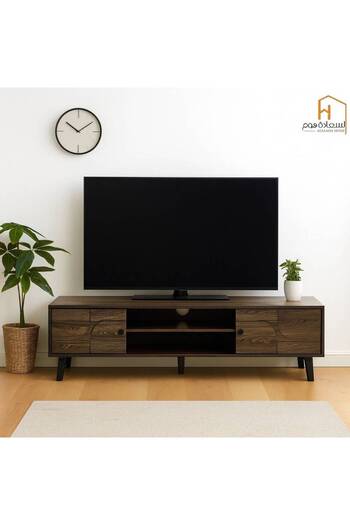 Al Saada Home Premium TV Unit - 160x40x45 cm - Brown