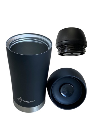 Penguen Hot Cold Cup Thermos Office School Vehicle Pocket Thermos Leak-Proof Steel Mug Hand Thermos 300ml