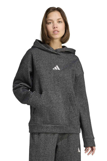 adidas All Szn Holiday Glitter Fleece Loose Hoodie