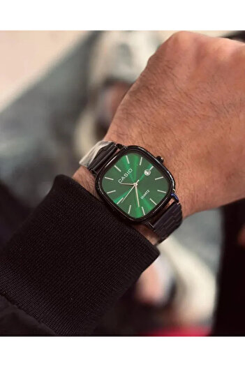 Casio Casio LTP Black and Green Men's Watch