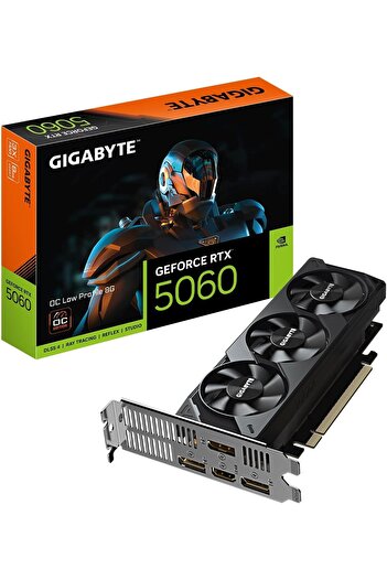 Gigabyte GeForce RTX 5060 OC Low Profile 8G Graphics Card, 8GB GDDR7, PCIe 5.0