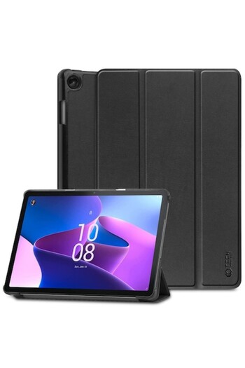 e-Eunoia Art Husa pentru Lenovo Tab M10 Gen 3, SmartCase, Grip Pro, Neagra