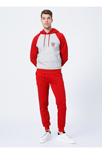 ECKO UNLTD Ecko Unlimited Freddy Slim Fit Dark Red Men's Sweatpants