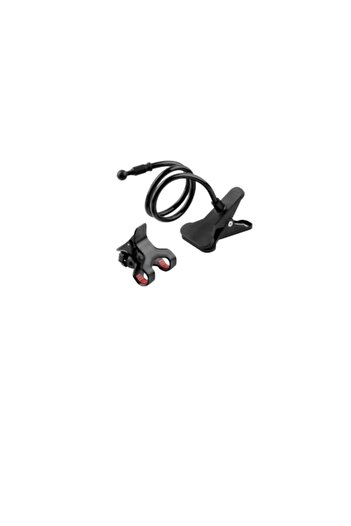 OEM Flexible and adjustable phone holder, ideal for neck or surfaces, with soft collar, 59.9 cm, black