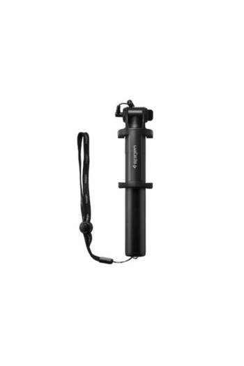 Spigen Selfie Stick cu cablu Jack 3.5 mm, compatibil cu iOS, Android, Windows