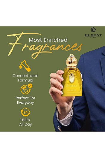 Dumont BOROUJ Perlador, Exquisite Alternative to Cologne for Men, Body Mist or Body Spray for Women,