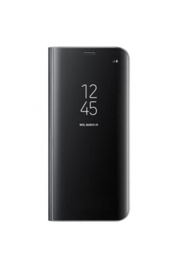 IQ Flip Cover Clear View Standing Cover for Galaxy S8, Black