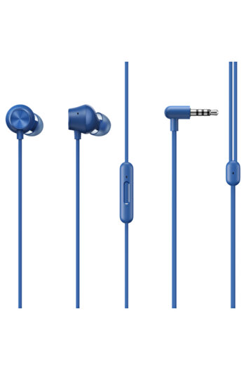 realme Casti 3.5mm Buds 2 Neo, Bleu