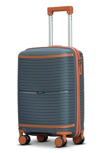 ZAAPPY Hard Shell 20 Inch (7-10kg) Unbreakable Luggage Lightweight, Secured Lock, Smooth Spinner Wheels