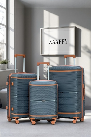 ZAAPPY Hard Shell 20 Inch (7-10kg) Unbreakable Luggage Lightweight, Secured Lock, Smooth Spinner Wheels