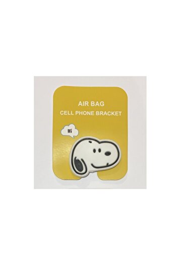 SOHO Popsocket pentru telefon sau tabletă, Snoopy, alb și negru