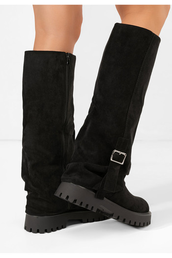 B T Shoes Ψηλές μπότες Emmalin Μαύρα