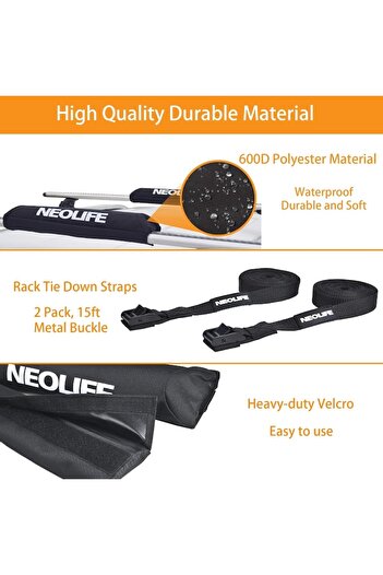 Neolife Car Roof Pads for Transporting Ladders, Surf Boards - CN