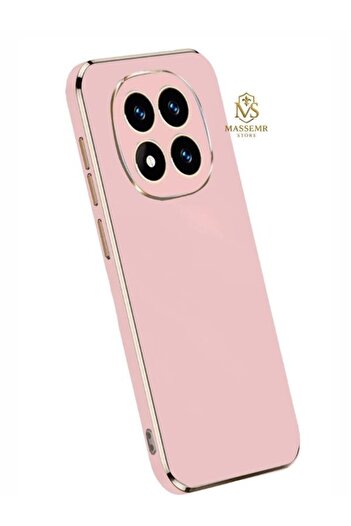 Massemr Xiaomi Redmi Note 14 Pro Plus Case Shiny Gold Foil Luxury Premium Silicone Cover Impact Protection