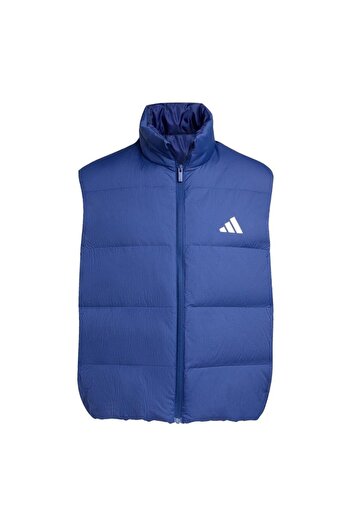 adidas Men's Blue Vest Ess 3S Puf D V Jm4080