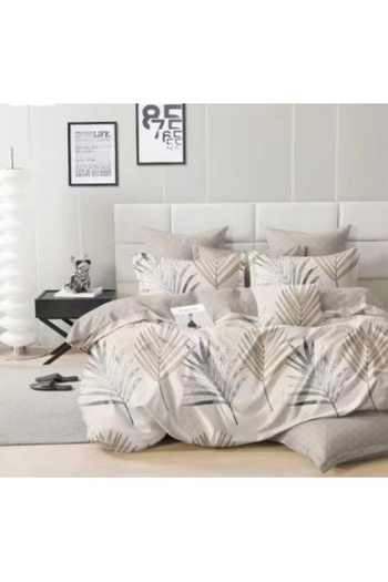BAOLI 3-piece bedding set for one person 140x200 cm, beige