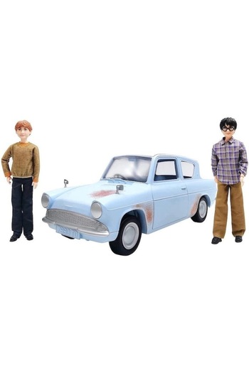 mattel Set Children Toys, Mattel, Harry Potter, Harry Potter and Ron Weasley, Ford Anglia Car, 50.8x18.3x18
