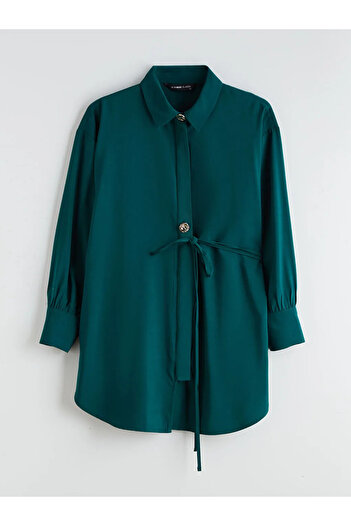 LC Waikiki Lcwaikiki Classic Green Women's Shirt Tunic