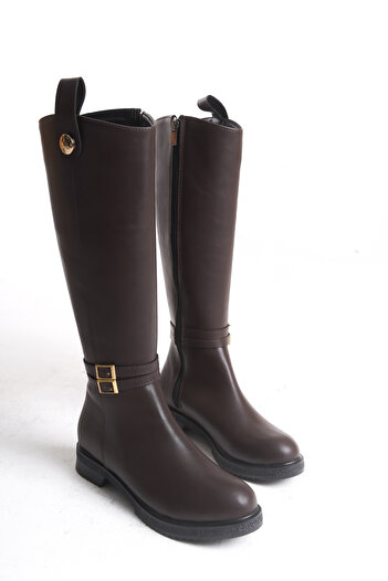 Liza Shoes Lauretta Women's Buckle Detailed Boots A032-K121