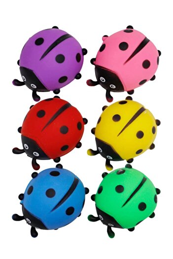 Hyd 1 Adet Oyuncak Uğur Böceği Squishy Yumuşak Stres Giderici Oyun