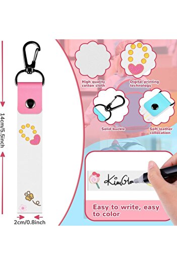 Hope 6 Pieces Personalized Name Tag Hooks Child ID Tags Backpack Name Daycare Labels for Backpacks Water