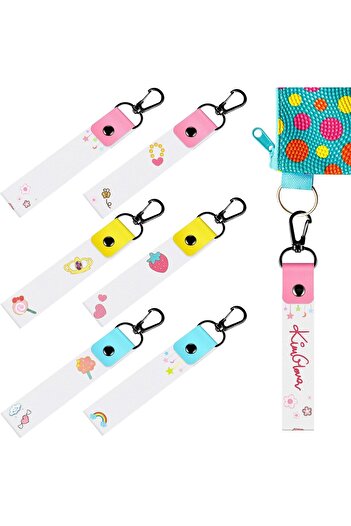 Hope 6 Pieces Personalized Name Tag Hooks Child ID Tags Backpack Name Daycare Labels for Backpacks Water