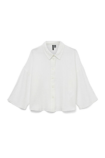 Vero Moda Γυναικείο Πουκάμισο 10279685 Λευκό