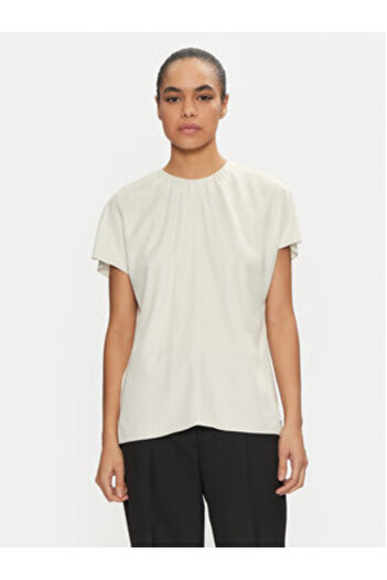 Calvin Klein Γυναικεία Μπλούζα K20K207839 Εκρού