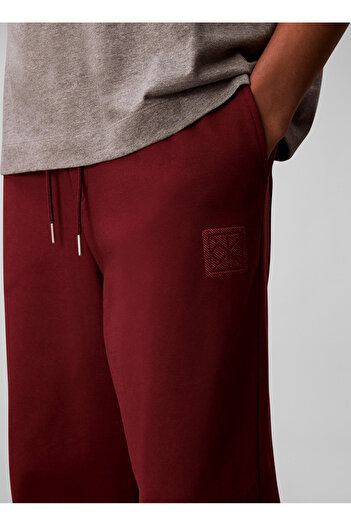 Calvin Klein Normal Bel Normal Kırmızı Erkek Eşofman Altı LV04LD239GWCV_PREMIUM TERRY CK EMBL