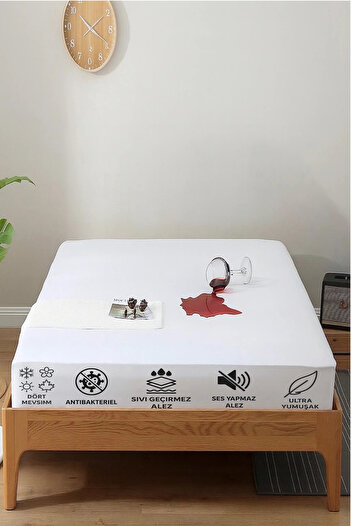 Combin Mattress Protector 100% Cotton Waterproof - 90 cm X 200 cm