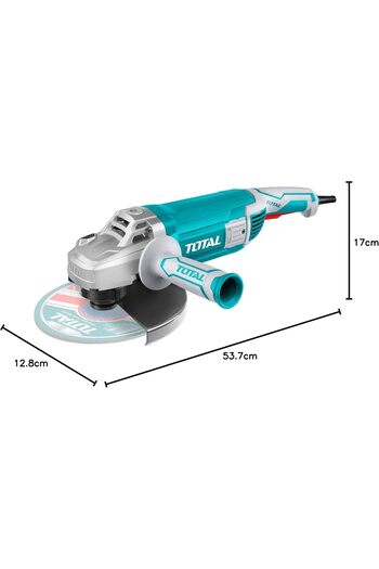 TOTAL Angle Grinder with Auxiliary Handle | Electric Grinder Tool for Metal, Cutting & Grinding |