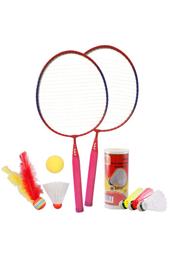 RCO RCO® badminton set for children with 6 accessories, 45 cm, Pink, NB1001-B