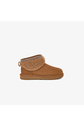 UGG Classic Ultra Mini Maxi Curly Çocuk Kahverengi Bot