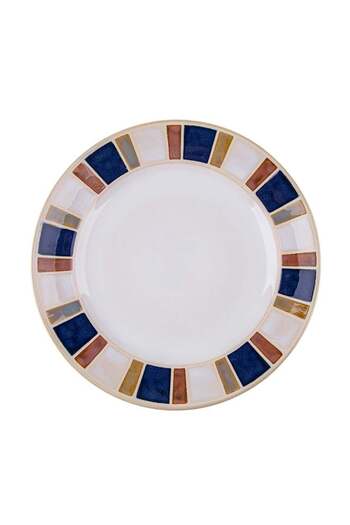 sharpdo Exquisite Cutlery Plate For Home Kitchen White 22x3cm