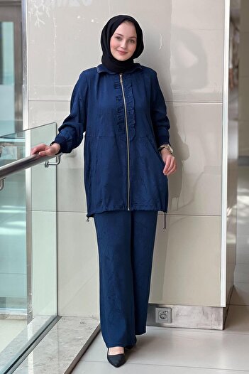 FUAT GÜRSEN Fuat Gürşen Floral Patterned Pocketed Trousers