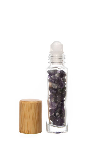 XTERRA Roll-On Bottle with Natural Amethyst Crystals – 10 ml