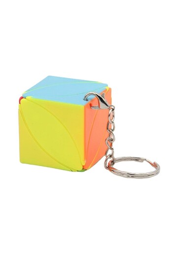TOYFEST Skew Ivy Rubik's Mind Cube Portable Keychain Colorful Durable Magic Speed Return Intelligence Toy