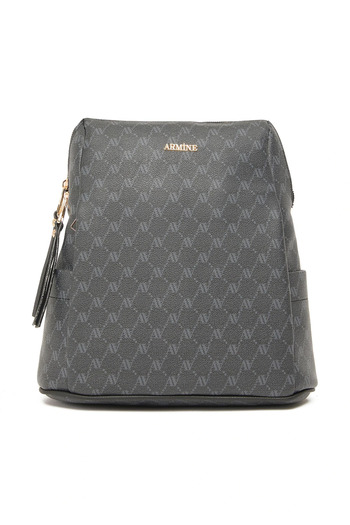 Armine Hand and Shoulder Bag - 379 Black with Dots