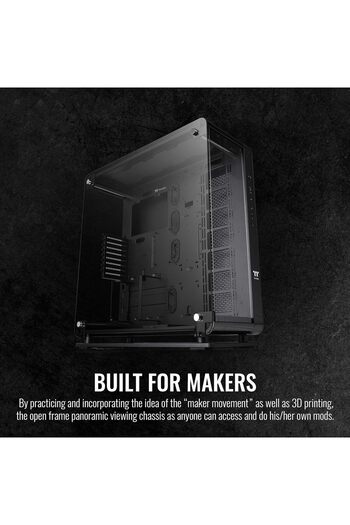 THERMALTAKE علبة كمبيوتر Core P8 بهيكل كامل من الزجاج المقوى E-ATX