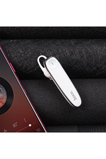 Hoco E49 Wireless Headset, Bluetooth 5.0, Fast Charging, Microphone, 150mAh Battery, White