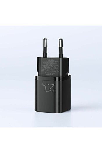 Joyroom Incarcator Type-C PD20W, USB QC3.0, Fast Charging - (L-QP207) - Black