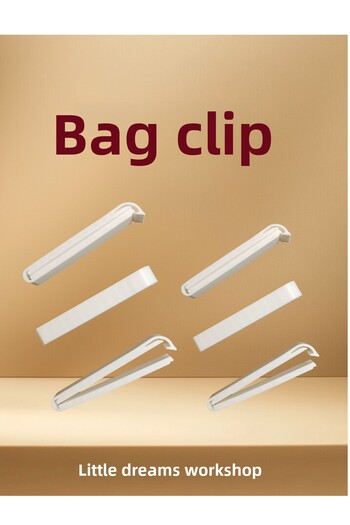 ufak dusler atölyesi Bag Clip Packaging Clip Bag Clip Set of 3