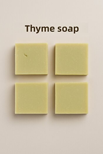 Newleaf 4 Pieces of Thyme Soap – Antiseptic & Pore Cleansing Natural Soap 110g