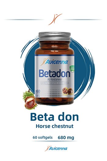 Avicenna Betadon, Horse Chestnut 60 Capsules