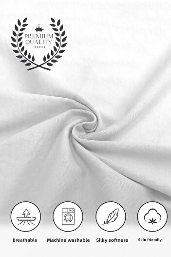 Vionel Home 100% Combed Cotton, Elastic Baby Bed Sheet, Organic Cotton, Mother's Side, Park Crib Sheet